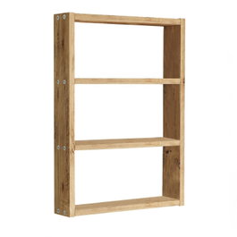 Hanah Home Estantería de Pared Moderna y Elegante Pino Atlántico 43.2x60x9cm